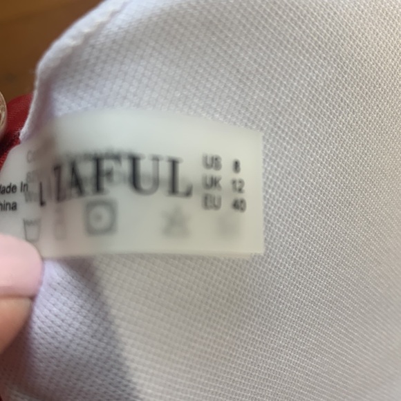 Zaful High Waisted Triangle  2 Pc. Burgandy Bikini size 8 NEW - Picture 6 of 13